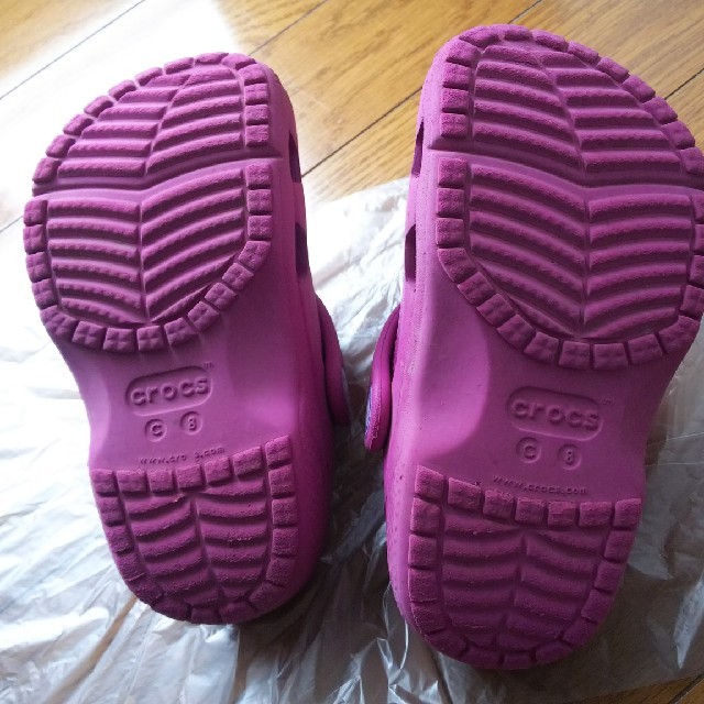 crocs(クロックス)のクロックス C8 日本サイズ約15.5センチ キッズ/ベビー/マタニティのキッズ靴/シューズ(15cm~)(サンダル)の商品写真