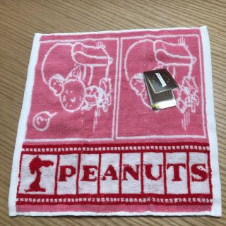 ピーナッツ(PEANUTS)の新品 スヌーピー  ハンドタオル タオル美術館(ハンカチ)