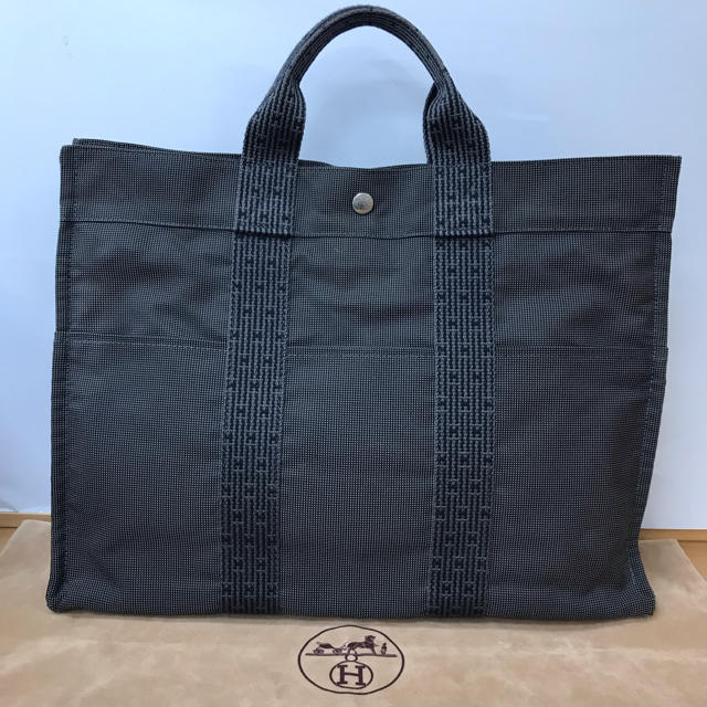 Hermes - 正規品 HERMES エルメス エールライン トート バッグ GM カデナ 鍵付の通販 by ブランド緣's shop