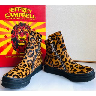 ジェフリーキャンベル(JEFFREY CAMPBELL)のミチ様専用 スニーカーブーツハラコ レザーJEFFREY CAMPBELL(ブーツ)