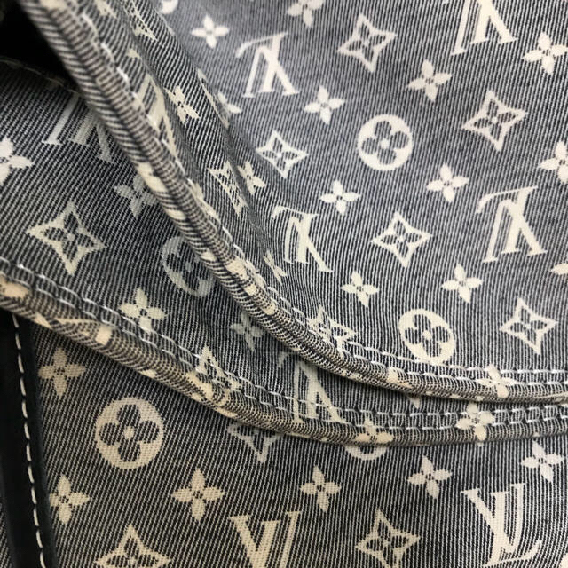 ルイヴィトン LOUIS VUITTON ロマンス イディール ショルダーバッグ ブルー レディース