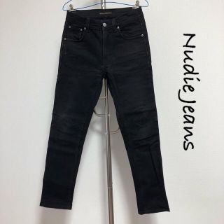 ヌーディジーンズ(Nudie Jeans)のNudie Jeans / ブラックスキニー / LEAN DEAN / W28(デニム/ジーンズ)