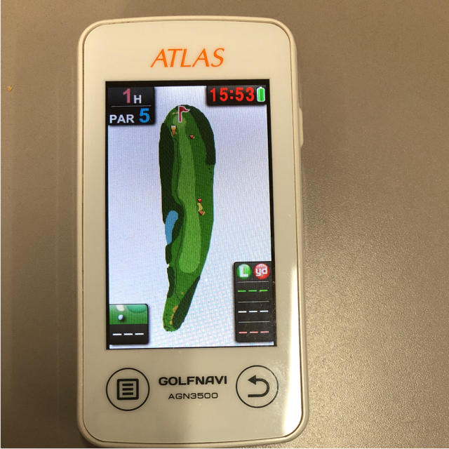 Yupiteru(ユピテル)のユピテル ATLAS GPS AGN3500[w) スポーツ/アウトドアのゴルフ(その他)の商品写真