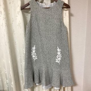 デイシー(deicy)の花火様 専用 新品未使用 ★ デイシー   グレー ワンピース(ミニワンピース)