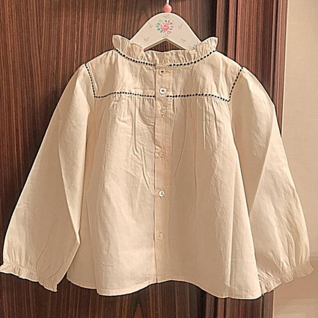 Bonpoint(ボンポワン)のボンポワン 18AW ブラウス JEANNI 3ans 新品 キッズ/ベビー/マタニティのキッズ服女の子用(90cm~)(ブラウス)の商品写真