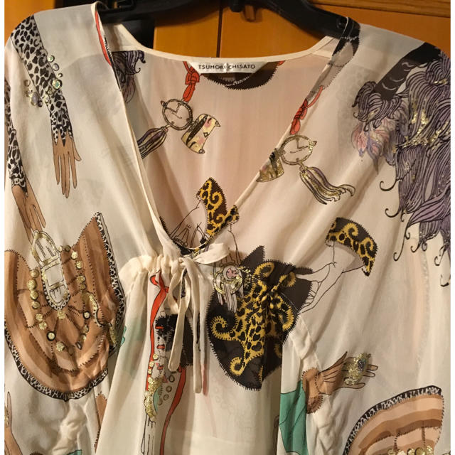 TSUMORI CHISATO(ツモリチサト)のTSUMORI CHISATO 100%SILK BLOUSE  レディースのトップス(シャツ/ブラウス(長袖/七分))の商品写真