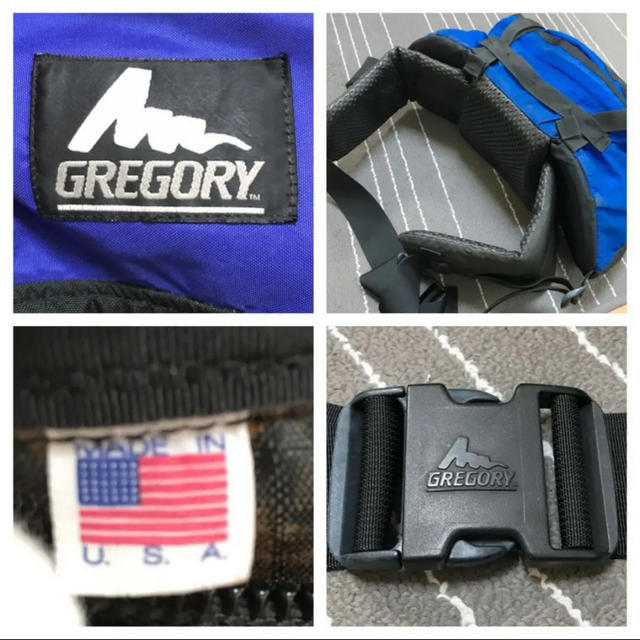 Gregory(グレゴリー)の古着 GREGORY グレゴリー USA製 ウエストバック 1106 メンズのバッグ(ボディーバッグ)の商品写真