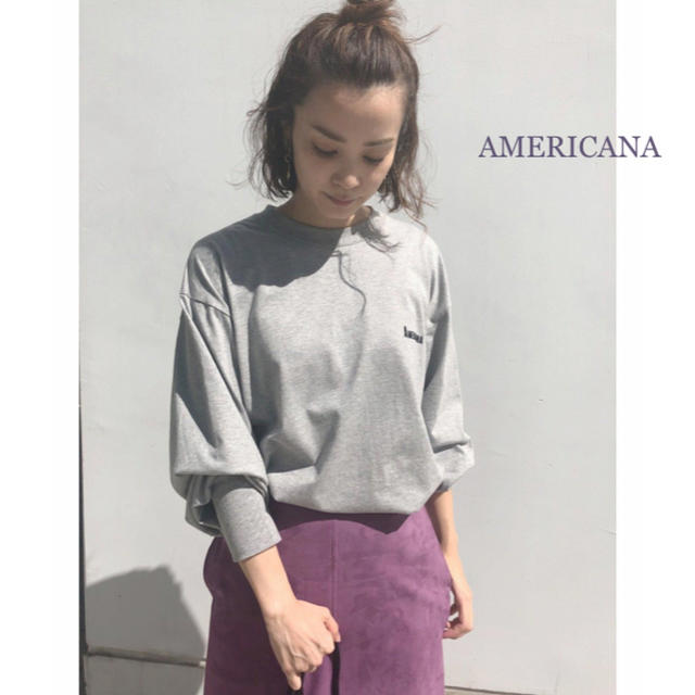 極美品⭐️今季⭐️AMERICANA／アメリカーナ／スウェット カットソー