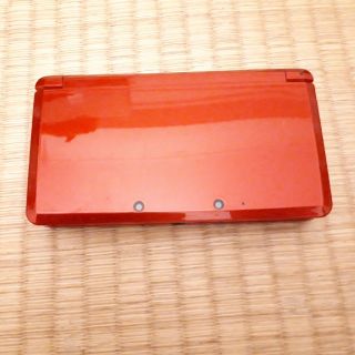 ニンテンドー3DS(ニンテンドー3DS)の3DS メタリックレッド 動作確認済み 任天堂(携帯用ゲーム機本体)