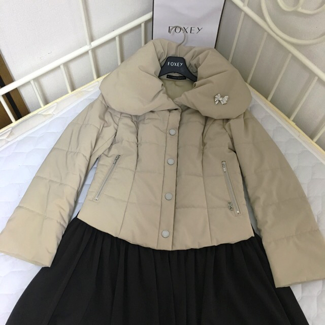 FOXEY フォクシー 中綿レイニーショート&ロング 38サイズ タグ有り ...