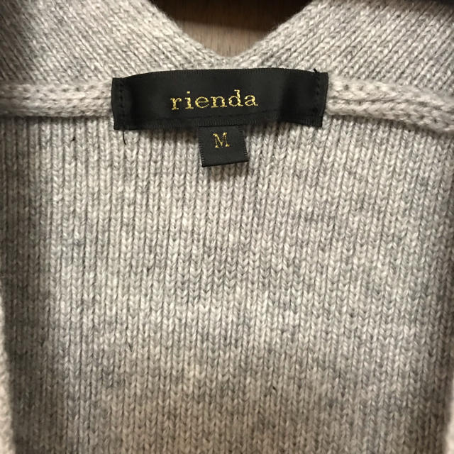 rienda(リエンダ)のさき様専用 レディースのジャケット/アウター(ニットコート)の商品写真