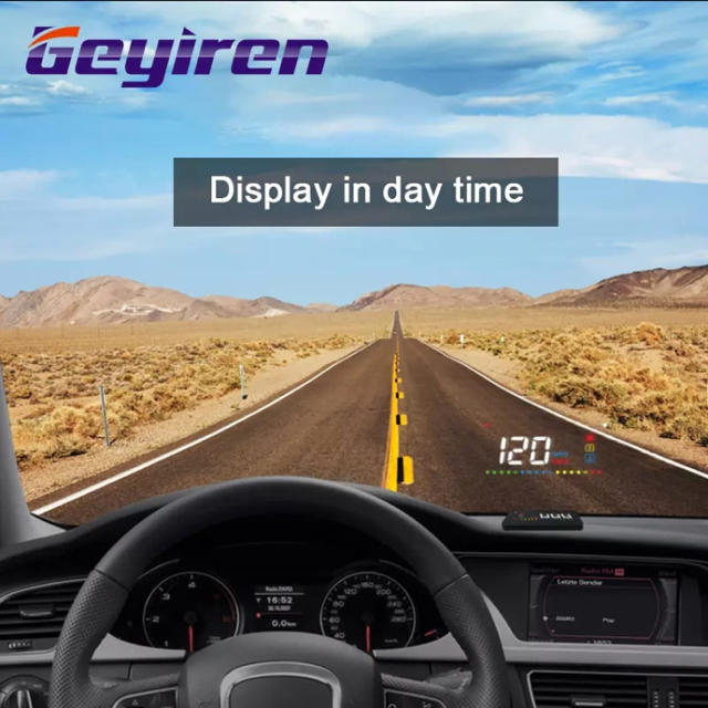 GEYIREN A200 HUD ヘッドアップディスプレイ obd2 スピード