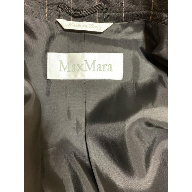 ☆Max Mara マックスマーラ白タグ ペプラムジャケット ストライプ☆