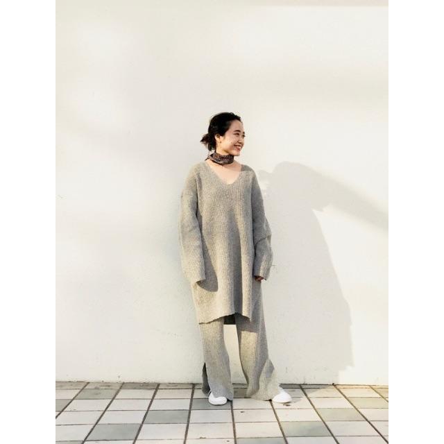 TODAYFUL／リブニットパンツ