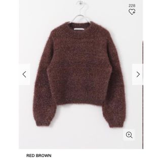 ケービーエフ(KBF)の18AW KBF ラメニットショートプルオーバー(ニット/セーター)