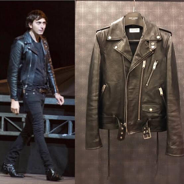登坂着用 サンローランパリ 17SS L17 ライダースジャケット 登坂着用 サンローランパリ 17SS L17 ライダースジャケット