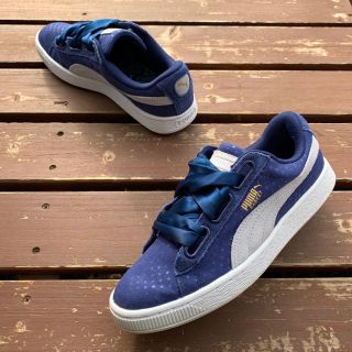 プーマ(PUMA)の美品23.5PUMA BASKET HEARTプーマ バスケット ハートW951(スニーカー)