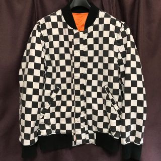 シュプリーム(Supreme)の美品supreme reversible ma1 chequer(ブルゾン)