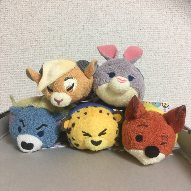 Disney ズートピア ツムツム ぬいぐるみ ニック ジュディ ガゼルの通販 By ディズニーならラクマ