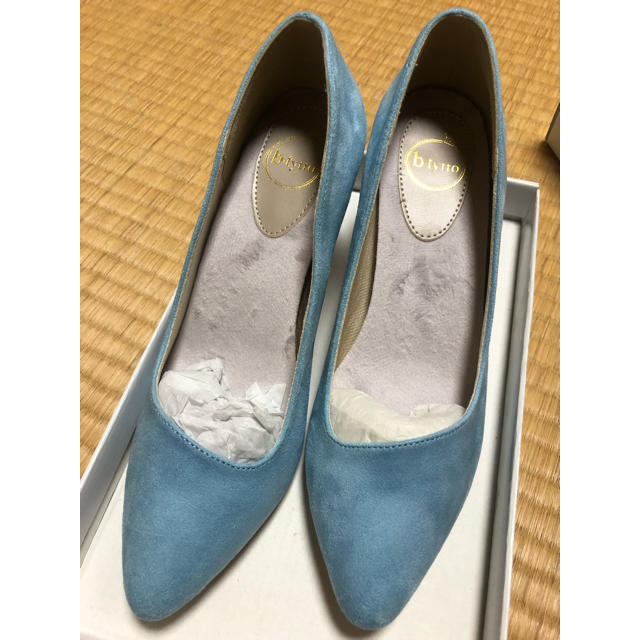 ブルー パンプス レディースの靴/シューズ(ハイヒール/パンプス)の商品写真