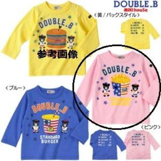 ミキハウス(mikihouse)のミキハウス　ダブルB　ファストフードプリント　長袖Ｔシャツ　120(Tシャツ/カットソー)