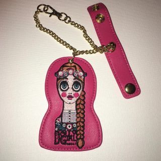 ドーリーガールバイアナスイ(DOLLY GIRL BY ANNA SUI)のANNA SUI ドリーガール グローブホルダー 未使用自宅保管 バッグチャーム(手袋)