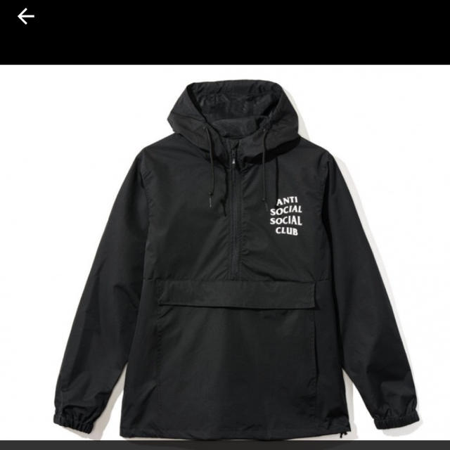 assc anorak black Sサイズ - ナイロンジャケット