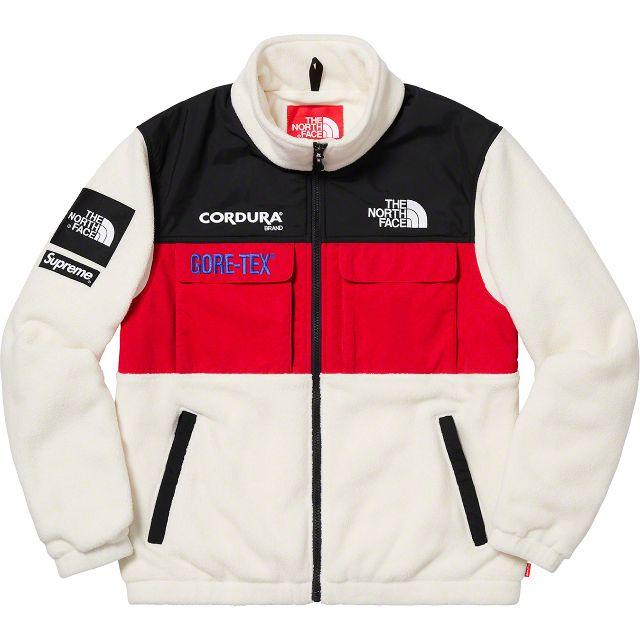 Supreme(シュプリーム)のSupreme Expedition Fleece Jacket White L メンズのジャケット/アウター(ブルゾン)の商品写真