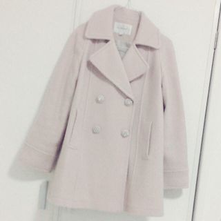 ジルスチュアート(JILLSTUART)のJILLSTUART☆ビジューボタン Pコート(ピーコート)