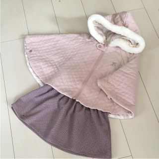 ベベ(BeBe)のべべ 美品 女の子用ケープ アウター(ジャケット/上着)