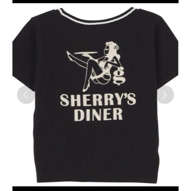 GYDA(ジェイダ)のGYDA SHERRY'S DINER ショートTシャツ レディースのトップス(Tシャツ(半袖/袖なし))の商品写真