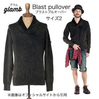 グラム(glamb)の未使用 glamb Blast pullover ブラストプルオーバー サイズ2(Tシャツ/カットソー(七分/長袖))