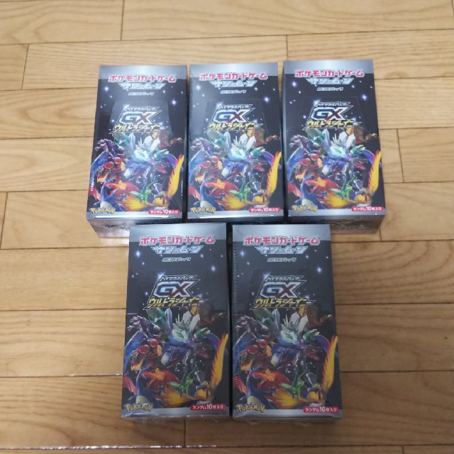 ポケモンカード ウルトラシャイニー未開封boxシュリンク付き5box enot