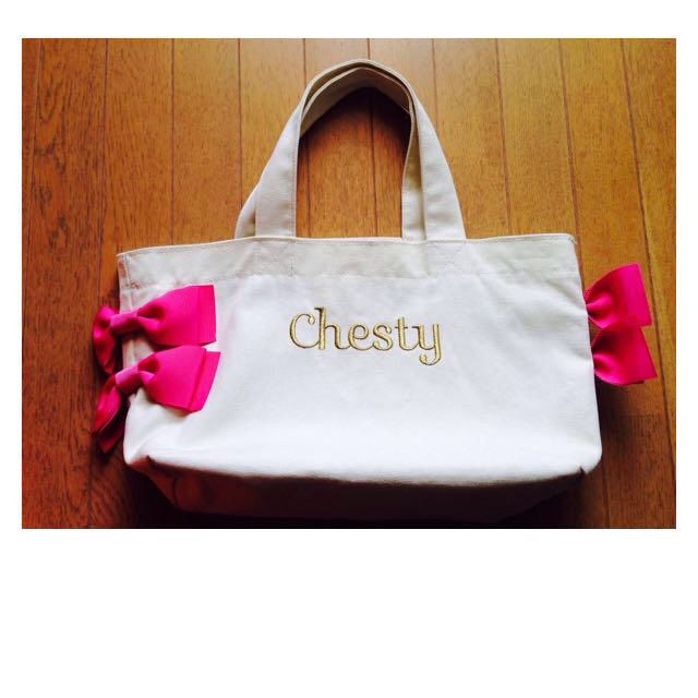 Chesty(チェスティ)のリボンエコバッグ レディースのバッグ(エコバッグ)の商品写真