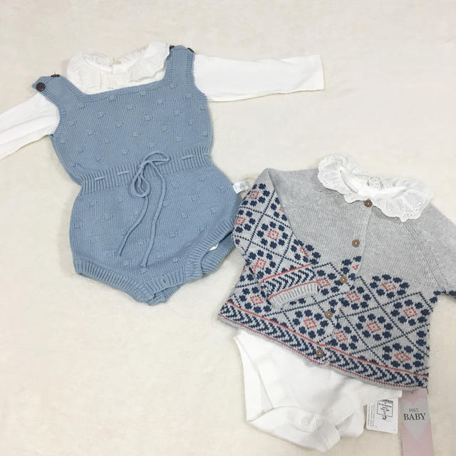 babyGAP(ベビーギャップ)の2018AW新作 マークス＆スペンサー ロンパース 2枚セット キッズ/ベビー/マタニティのベビー服(~85cm)(ロンパース)の商品写真