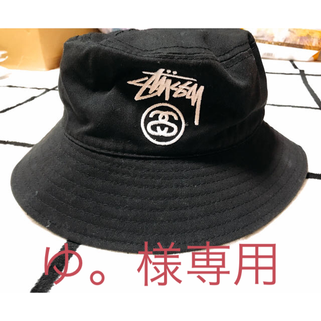 STUSSY(ステューシー)のSTUSSY バケットハット Black・White レディースの帽子(ハット)の商品写真