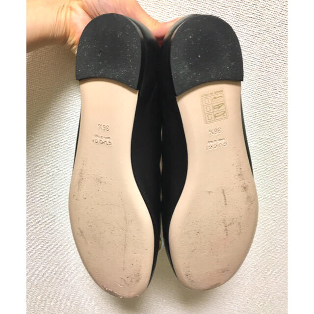 Gucci(グッチ)の交渉可能☆GUCCI フラット パンプス 36.5/23.5㎝ バレエ ☆美品☆ レディースの靴/シューズ(バレエシューズ)の商品写真