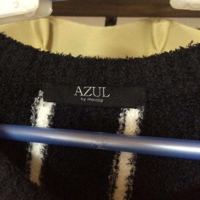 AZUL by moussy(アズールバイマウジー)の美品！AZUL ストライプニット レディースのトップス(ニット/セーター)の商品写真