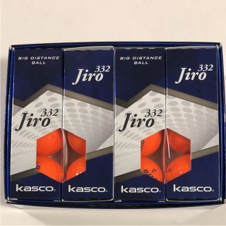 キャスコ(Kasco)のキャスコ jiro 未使用ボール 1ダース オレンジ(その他)