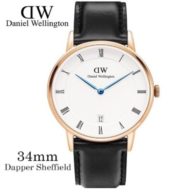 Daniel Wellington(ダニエルウェリントン)のCマンデーセール♪ ダニエル ウェリントンダッパーシェフィールド 34㎜ レディースのファッション小物(腕時計)の商品写真