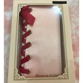 メゾンドフルール(Maison de FLEUR)のMaison de FLEUR レースアップiPhoneケース(iPhoneケース)