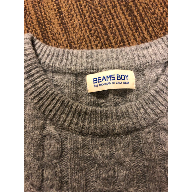 BEAMS BOY(ビームスボーイ)の【Christmas sale】 BEAMS BOY ケーブル柄ニットベスト レディースのトップス(ベスト/ジレ)の商品写真