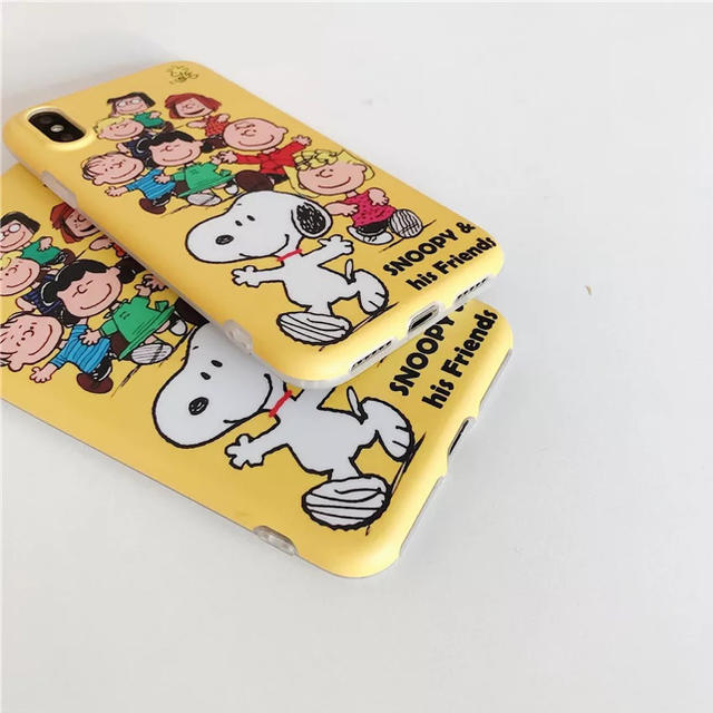 Snoopy 激安 可愛らしいスヌーピー 可愛い携帯ケース Iphonexs対応の通販 By えん S Shop スヌーピーならラクマ