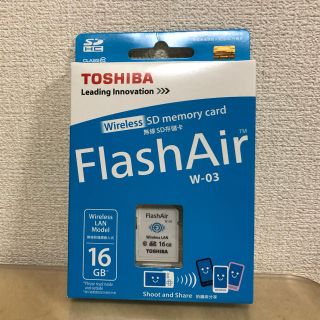 トウシバ(東芝)のFlashAir W-03 16GB Class10 並行輸入品(PC周辺機器)