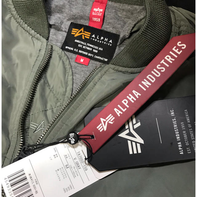 ALPHA INDUSTRIES(アルファインダストリーズ)のクーポンで５%引き💗新品 アルファ MA-1 レディースのジャケット/アウター(ブルゾン)の商品写真