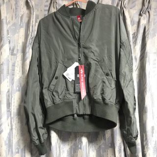 アルファインダストリーズ(ALPHA INDUSTRIES)のクーポンで５%引き💗新品 アルファ MA-1(ブルゾン)