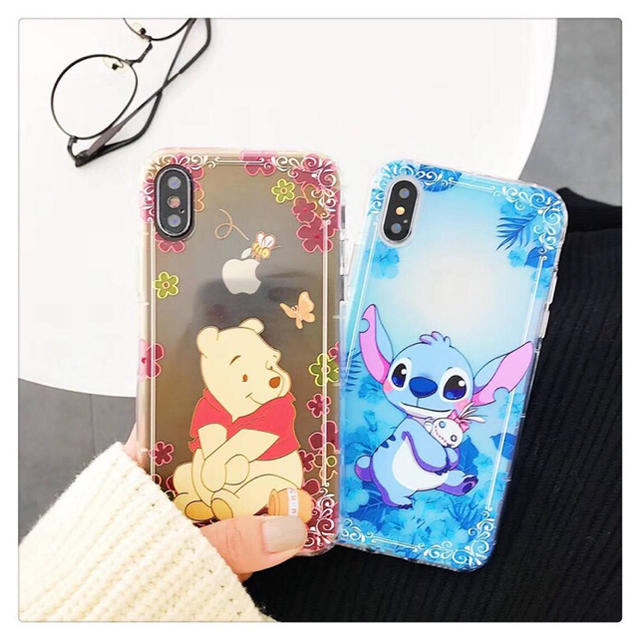 Disney(ディズニー)のディズニーキャラクター iPhoneケース スマホ 携帯ケース スマホ/家電/カメラのスマホアクセサリー(iPhoneケース)の商品写真