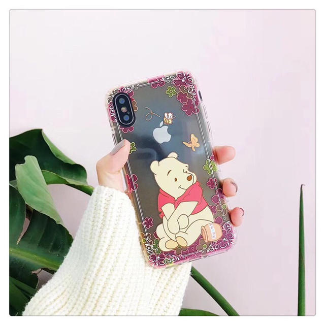 Disney(ディズニー)のディズニーキャラクター iPhoneケース スマホ 携帯ケース スマホ/家電/カメラのスマホアクセサリー(iPhoneケース)の商品写真