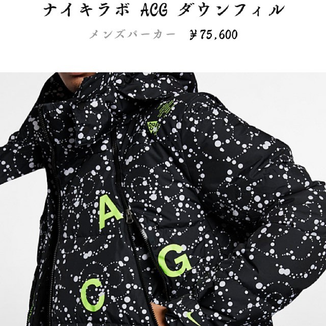 激安価格の NIKE - 新品未使用 NIKE ナイキラボ ACG ダウンフィル
