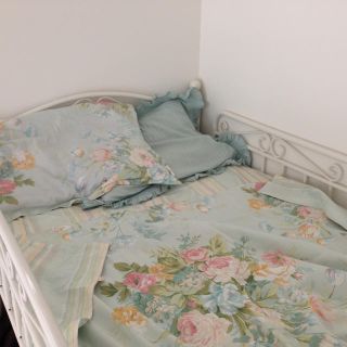 ローラアシュレイ(LAURA ASHLEY)のローラアシュレイ  ベッドカバー マットカバー 枕カバー シングル(シーツ/カバー)